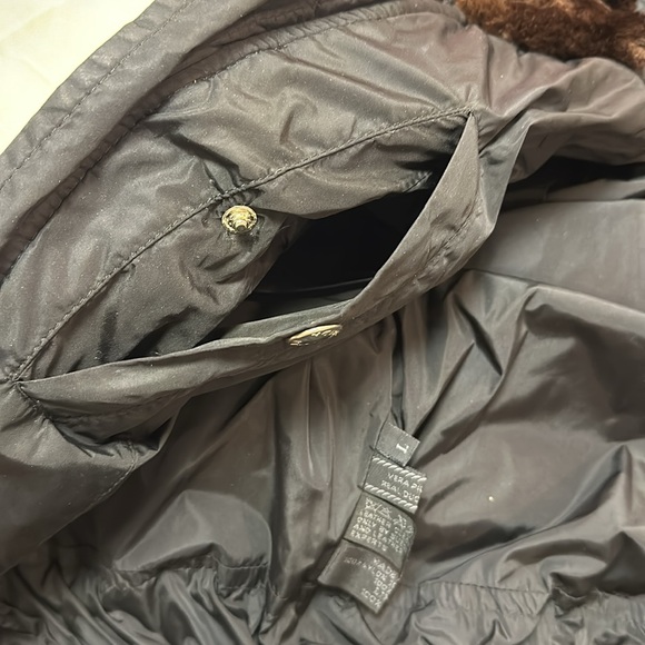 Ladies Prada Nylon Puffer Jacket with Fur Trim Hood - Picture 12 of 15